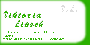 viktoria lipsch business card